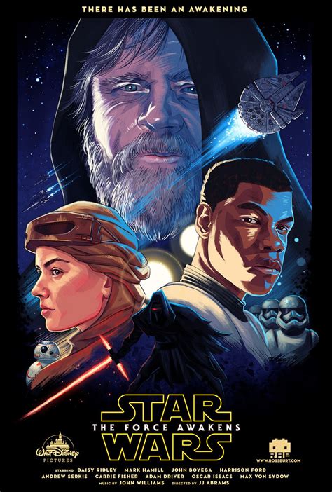 Star Wars The Force Awakens Poster Concept Fan Art Star Wars Episode Vii Star Wars Vii Star