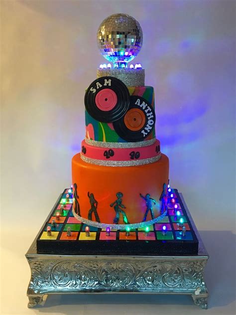 Theme Birthday Cake Disco Cake Disco Birthday Party Themed Cakes