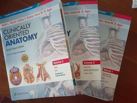 Moores Clinically Oriented Anatomy All 3 Volumesbrand New Usedbookslk