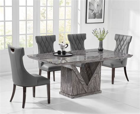 This table is triple as efficient and serves as a card table, a game table and even as a dining table. Minsk 160cm Grey Marble Dining Table Save £££ | Free Delivery