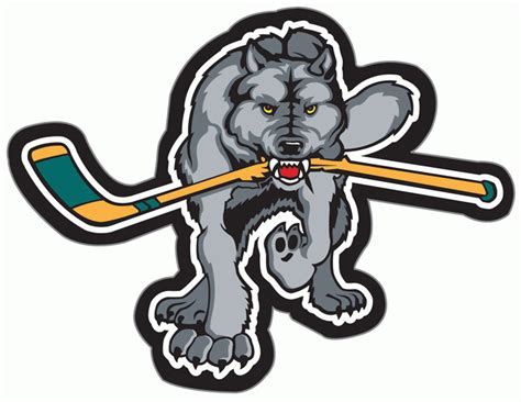 La Ronge Ice Wolves Logo Primary Logo Saskatchewan Jr Hockey League