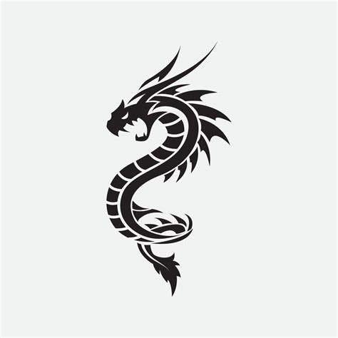 Black Dragon Vector Art Icons And Graphics For Free Download