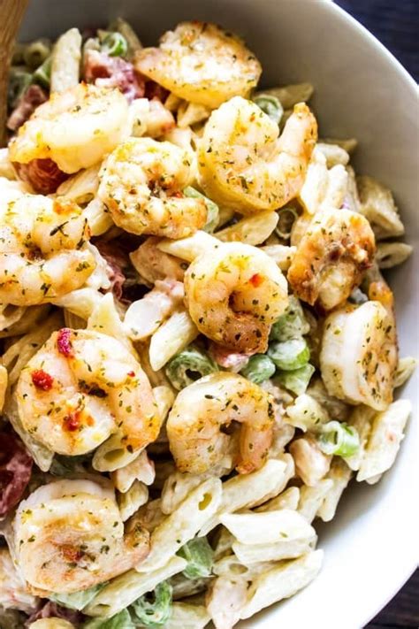 Garlic butter shrimp pasta is a simple and incredibly delicious one pot meal you can make in under 30 minutes. Cold Shrimp Recipes With Pasta - Shrimp Louis Pasta Salad Recipe Food Com Recipe How To Cook ...