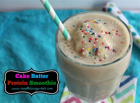 Cake Batter Protein Smoothie