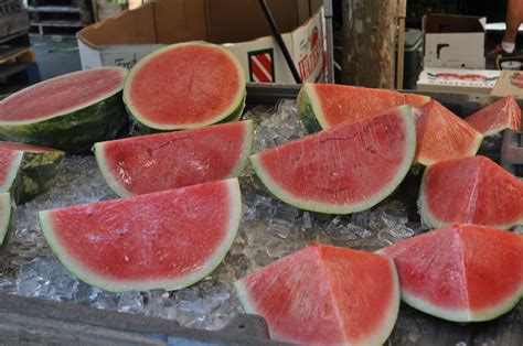 The First Watermelon Of Year To Appear At The Mca Farmers Market