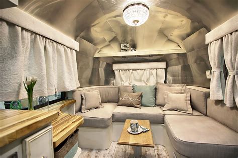 Shabby Chic Airstream Airstream Interior Camper Interior Design