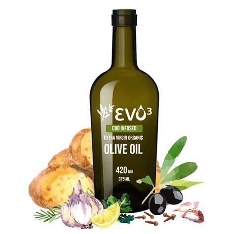 Evo3 Extra Virgin Organic Cbd Olive Oil Evo3 Oils