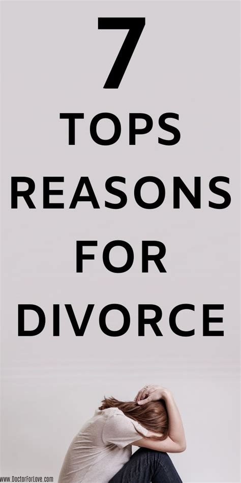 7 top reasons for divorce reasons for divorce divorce best relationship advice