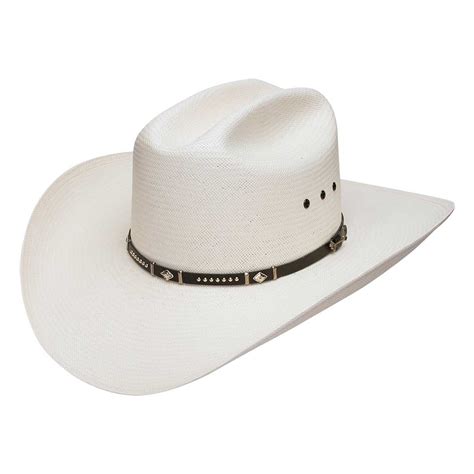 Stetson Lucky 7 Cattleman Crown Straw Cowboy Hat Lammles