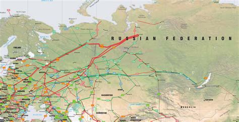 Russia Ukraine Pipelines Network