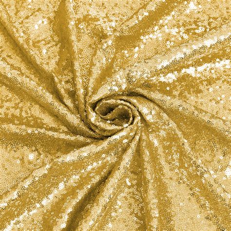 5 Yards Glitz Sequins Fabric Bolt Gold Cv Linens