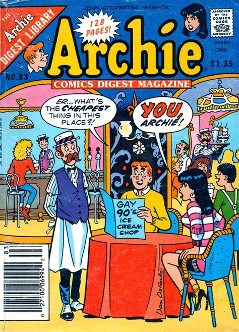 Archie Comic Digest Magazine Issue No 83 Apr 1987 Arch Flickr