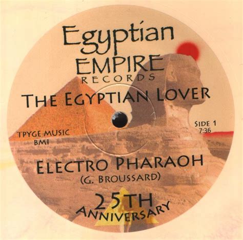 The Egyptian Lover Electro Pharaoh 2009 Orange Vinyl Discogs