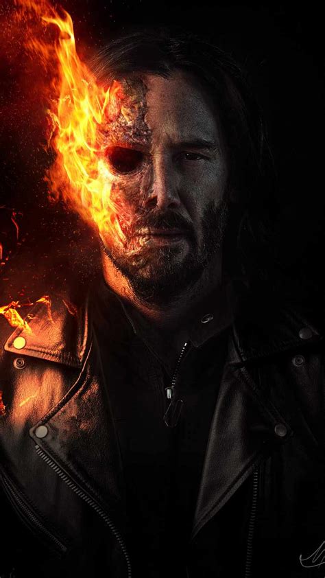 Keanu Reeves Ghost Rider Iphone Wallpaper Iphone Wallpapers Iphone