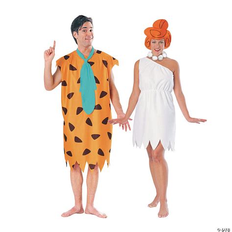 Adults Fred And Wilma Flintstone Couples Costumes
