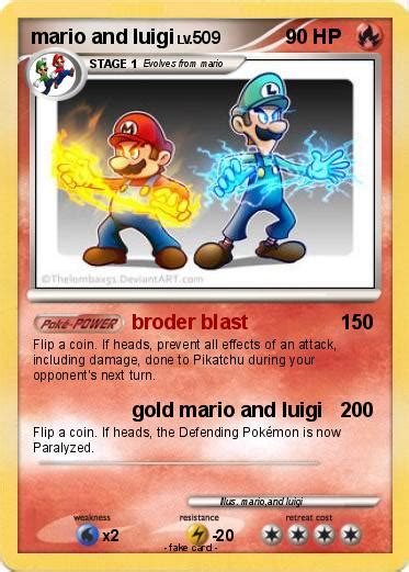 We did not find results for: Pokémon mario and luigi 187 187 - broder blast - My Pokemon Card