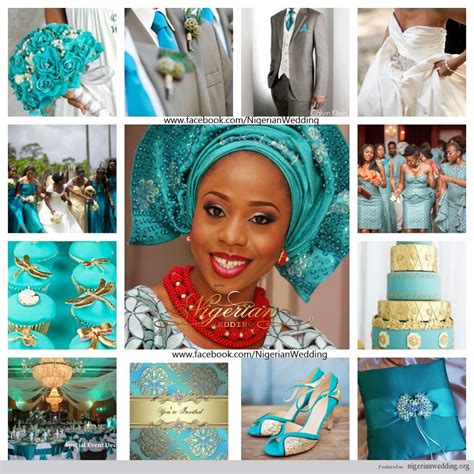 Nigerian Wedding Colors Teal And Gold Nigerian Wedding Teal Wedding