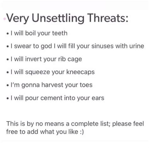 Unsettling Threats Runsettlingthreats