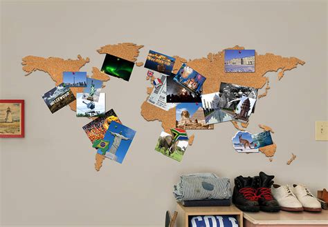 World Map Cork Pinboard Bundle By Luckies