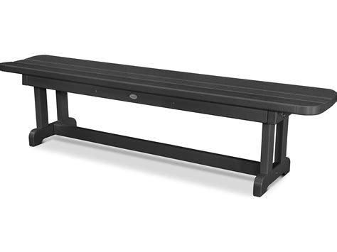 Polywood® Park Recycled Plastic 72 Backless Bench Pbb72
