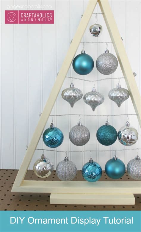 Craftaholics Anonymous Diy Ornament Display Tree Tutorial Tanger