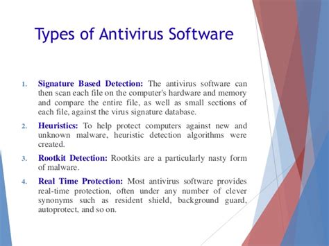 Viruses affect a computer's performance and are widespread. Anti virus