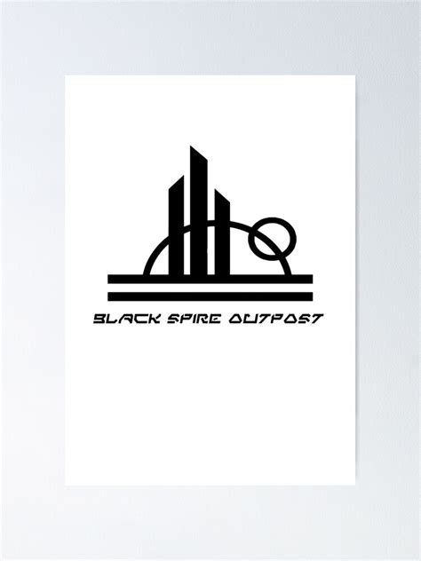 Black Spire Outpost Poster By Millzymerch Redbubble