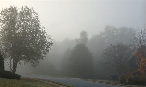 Really Foggy Morning In Georgia Foggypics