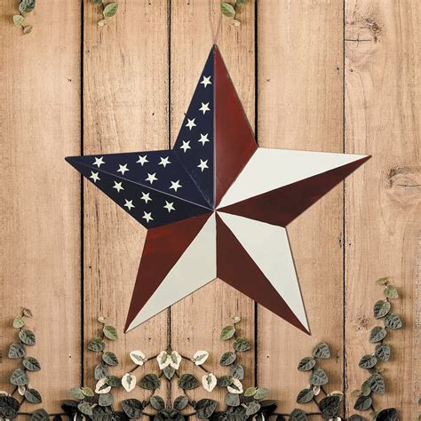 17 Stories Americana Flag Barn Star Wall Décor Wayfair