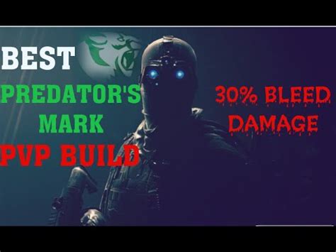 The Division Predator S Mark Pvp Build Max Bleed Face Tank Ar