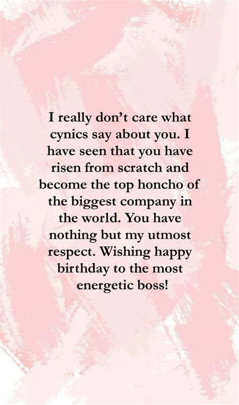 Best Professional Birthday Wishes For Boss Happy Birthday Boss Dreams Quote