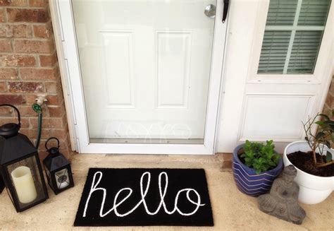 Diy Hello Doormat