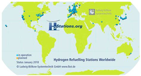 Hydrogen Fueling Stations Map Canada News Current Station In The Word