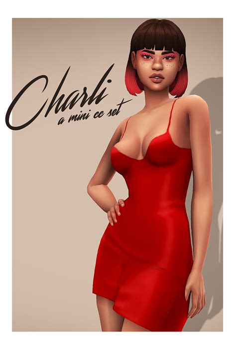 Grimcookies ‘charli A Mini Cc Set I Had A — Ridgeports Cc Finds Sims 4 Dresses Sims