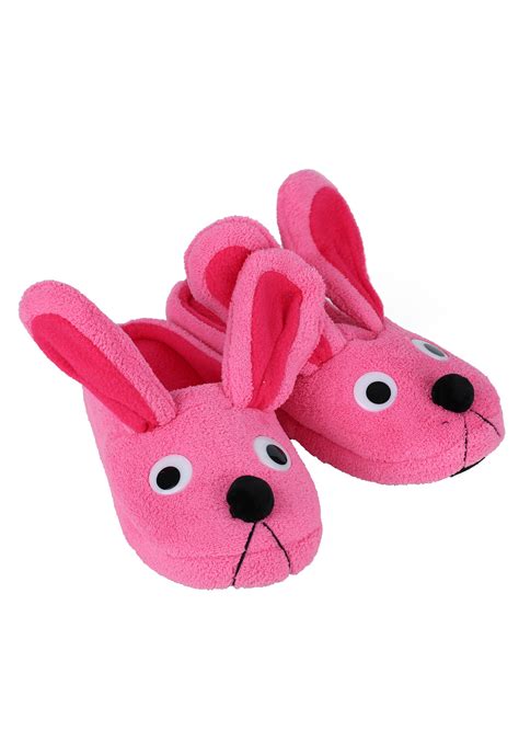 Christmas Story Pink Bunny Slippers