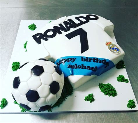 Ronaldo Soccer Cake Jersey And Ball Carinaedolce Carinaedolce