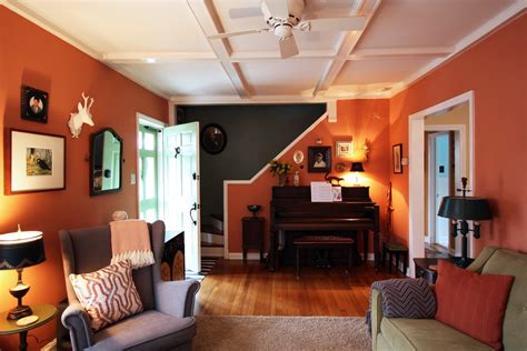 Is This Color 2019s Answer To Millennial Pink Living Room Orange