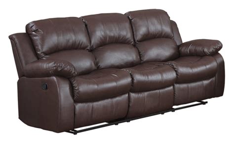Brown combined with red & black. Brown Leather Couch - Home Furniture Design
