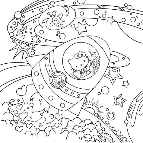 Hello Kitty And Keroppi Coloring Pages Hello Kitty Angel Coloring