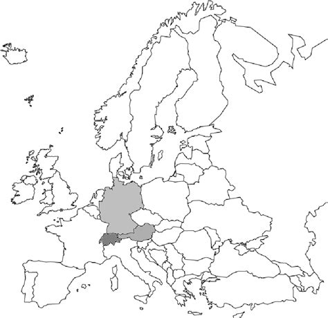 Druckfertig karte von europa mit 47 ländern zum kostenlosen download. Landkarten