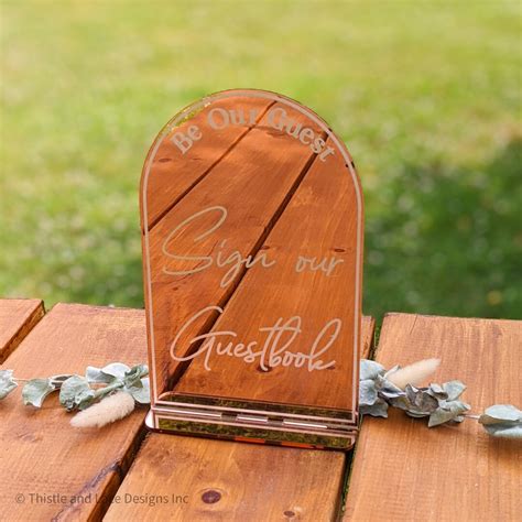 Please Sign Wedding Guest Book Sign Acrylic Wedding Sign Guestbook