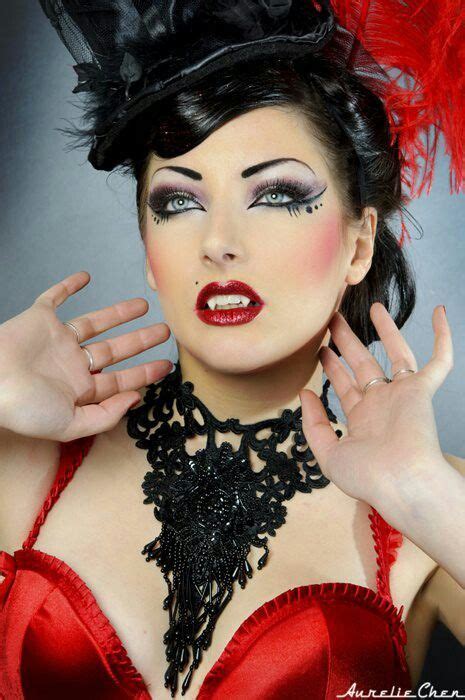 Pin By Liz G Event Planner On Goth Burlesque Makeup Vampire Makeup