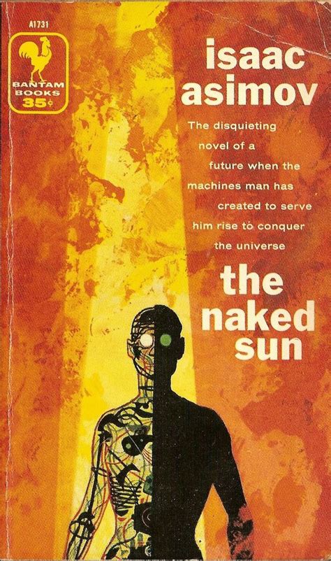 Isaac Asimov The Naked Sun Bantam 1958 Cover By Richard Powers Sci