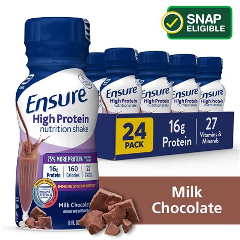 Buy Ensure High Protein Nutritional Shake Milk Chocolate 8 Fl Oz 24