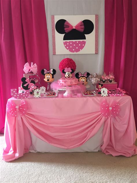 Minnie Party Ideas Minnie Mouse Birthday Decorations Minnie Mouse