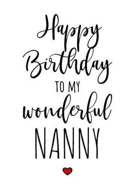 Nanny Birthday Card Templates Cards Design Templates Happy Birthday Nanny Coloring Page Twisty