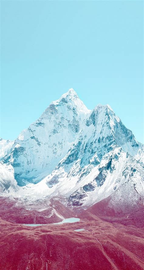 Mountain Peak Awesome Iphone Wallpapers Colorful Nature Scenery View