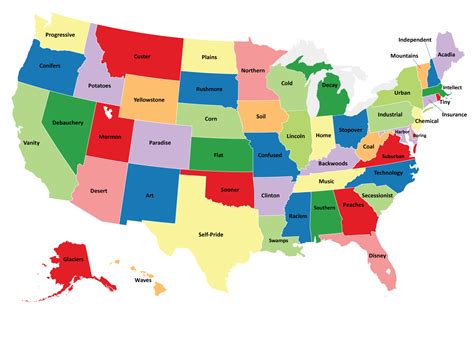 Impressionist Geography 50 States 50 Words Andrew Shears