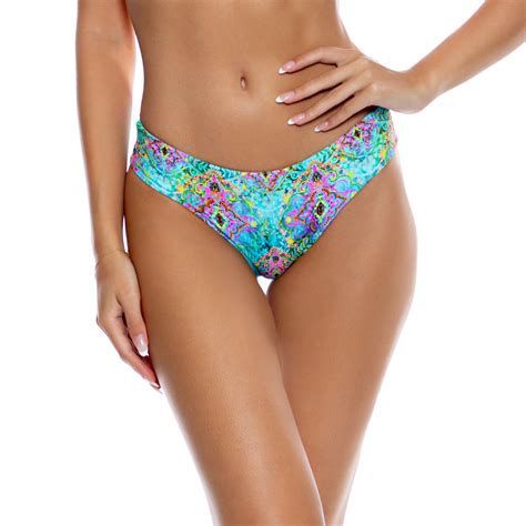 bikini bottoms bottom full ruched aqua brand luli fama
