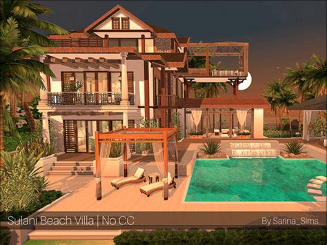 Sulani Beach Villa By Sarinasims At Tsr Sims 4 Updates